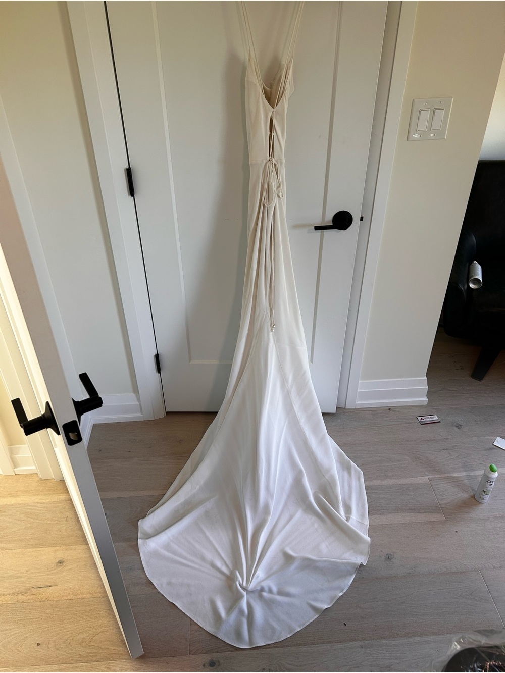 Grace Loves Lace Honey Silk w Eyelash Lace -Ivory - Picture 8 of 14